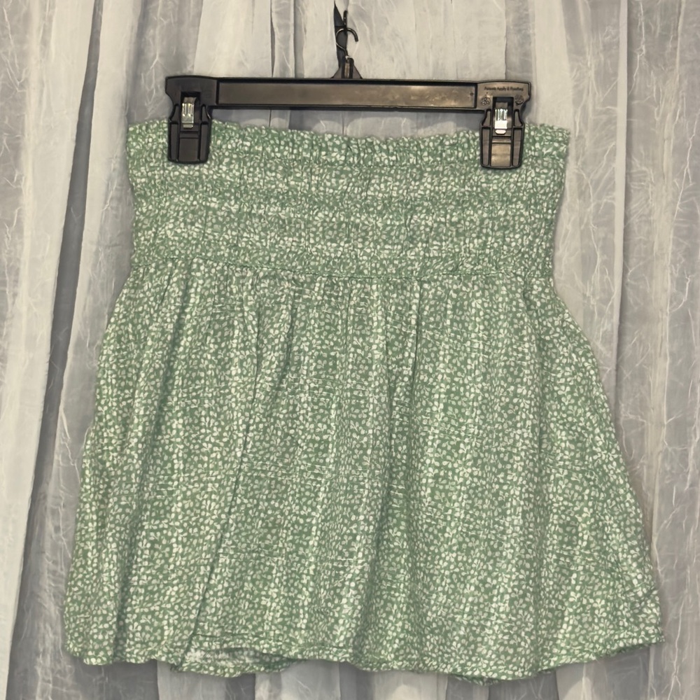 Abercrombie Kids Mint Floral Skort - Picture 2 of 3